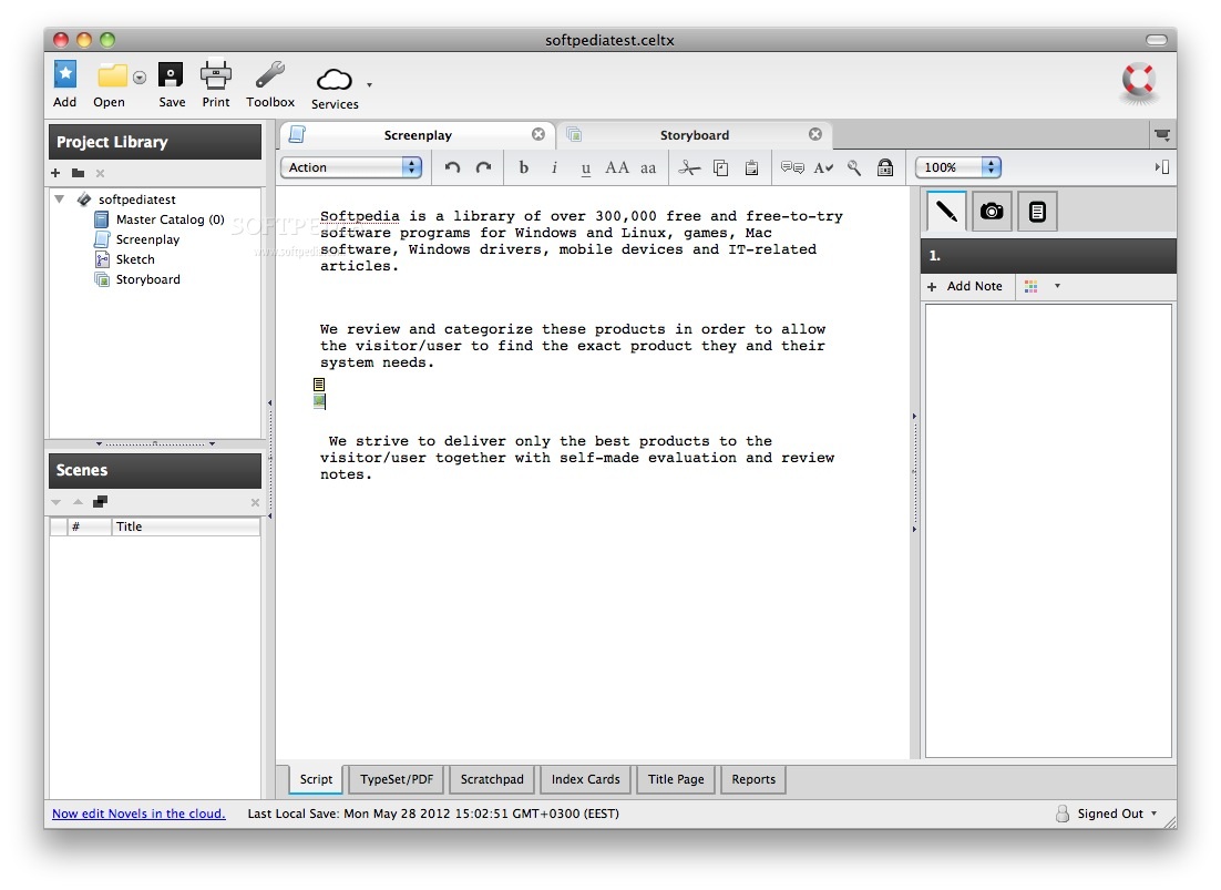 Best Free Screenplay Software For Mac